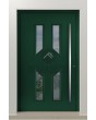 PIVOT CL11 - beglaasde traditionele aluminium taatsdeur met decoratieve omlijsting