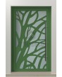 PIVOT G4 - Glazen toegangsdeur van aluminium met decoratief paneel