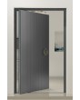PIVOT V62 - aluminium taatsdeur met verticaal frezen