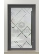 LIM Glass S - matte hoofddeur met transparant motief