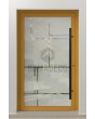 LIM Glass S - matte hoofddeur met transparant motief