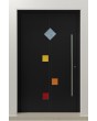 PIVOT Tonel - draaideur met inzetstuk van gehard glas