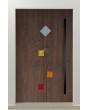 PIVOT Tonel - draaideur met inzetstuk van gehard glas