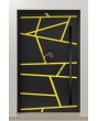 LIM W360 - moderne aluminium voordeur met strepen