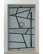 PIVOT W360 - moderne aluminium draaideur met strepen