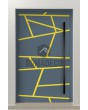 PIVOT W360 - moderne aluminium draaideur met strepen