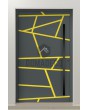 LIM W360 - moderne aluminium voordeur met strepen