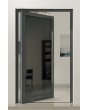 PIVOT VL19 - Lacobel-glas gecoat met hoogwaardige verf aluminium draaideur
