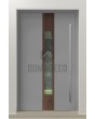 LIM V08 - aluminium voordeur met natuursteen