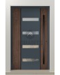 LIM V09 - aluminium voordeur met natuursteen
