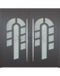 LIM 15E dubbel - dubbele toegangsdeur met glas