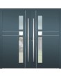 LIM Chip-C dubbel - moderne dubbele aluminium ingangsdeur met glas