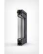 Aluminium harmonicadeuren 3 delig