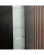 PIVOT RAIL4 - aluminium taatsdeur met verticale lamellen gemaakt van aluminium profielen