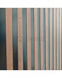 PIVOT RAIL4 - aluminium taatsdeur met verticale lamellen gemaakt van aluminium profielen