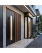 PIVOT RAIL4 - aluminium taatsdeur met verticale lamellen gemaakt van aluminium profielen