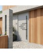 Witte aluminium buitendeur
