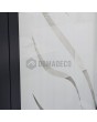 LIM Glass S12 - matte externe voordeur met een transparant decor