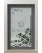 LIM Glass S - matte hoofddeur met transparant motief