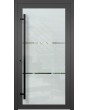 LIM Glass S - matte hoofddeur met transparant motief