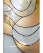 PIVOT SG3 - Aanpasbare aluminium draaideur met glas-in-lood