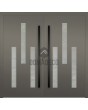 LIM Turma dubbele - aluminium dubbele moderne voordeur met drie ruiten