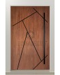 PIVOT V37 - stijlvolle aluminium draaideur met strepen