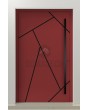 PIVOT V37 - stijlvolle aluminium draaideur met strepen