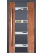LIM V09 - aluminium voordeur met natuursteen