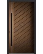 LIM V11 - aluminium voordeur met een laag gesublimeerd hout