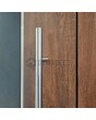LIM V22 - aluminium voordeur met natuursteen