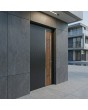 LIM V22 - aluminium voordeur met natuursteen