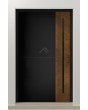 PIVOT V23 - Moderne Pivot-voordeur met gefreesde groeven en accenten