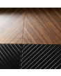 PIVOT V23 - Moderne Pivot-voordeur met gefreesde groeven en accenten