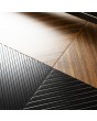 PIVOT V23 - Moderne Pivot-voordeur met gefreesde groeven en accenten