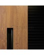 PIVOT V24 - Pivot-voordeur met decoratieve elementen en CNC-groeven