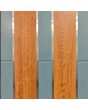 LIM v28 double - double aluminum entrance door with wooden decor