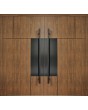 LIM v35 dubbel - dubbele aluminium voordeur met houtstructuur en decor