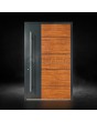 LIM v36 - aluminium voordeur met natuursteen