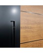 LIM v36 dubbel - dubbele aluminium voordeur met houten decor