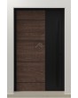 LIM v36 - aluminium voordeur met natuursteen