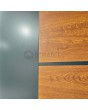 PIVOT V36 - aluminium draaideur met houten decor