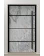 PIVOT V42 - aluminium voordeurscharnier met witte steenstructuur
