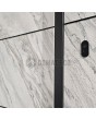 PIVOT V42 - aluminium voordeurscharnier met witte steenstructuur