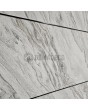 LIM V42 dubbel - aluminium dubbele voordeur bekleed met witte steenstructuur