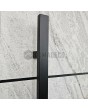 LIM V42 dubbel - aluminium dubbele voordeur bekleed met witte steenstructuur