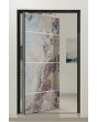 PIVOT V46 - aluminium deurscharnier met zandsteen