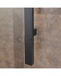 PIVOT V53 - roestkleurige aluminium draaideur bekleed met roestkleurig gesinterd kwarts