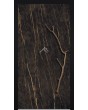LIM V54 - aluminium draaideur bekleed met Noir Desir gesinterd kwarts