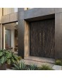 Dubbele aluminium draaideur bekleed met Noir Desir gesinterd kwarts
